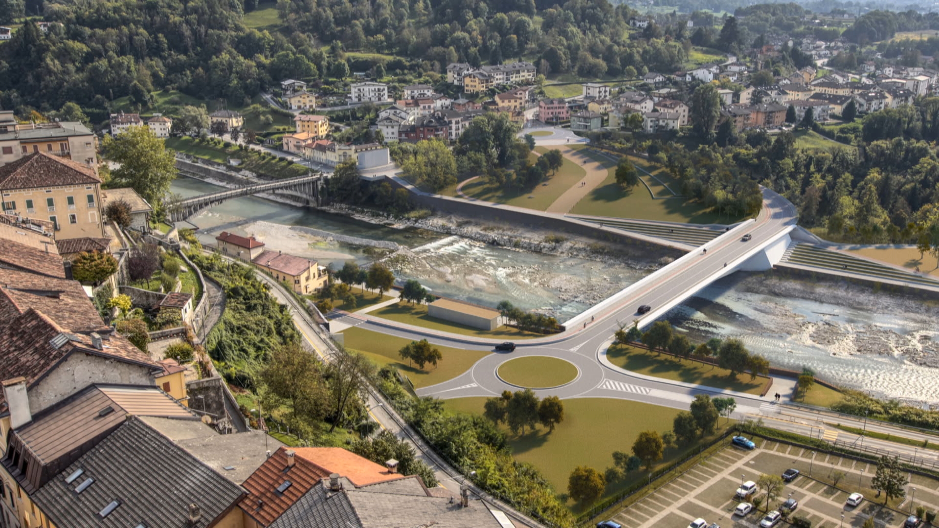 Ecco il nuovo ponte sul Piave Telebelluno