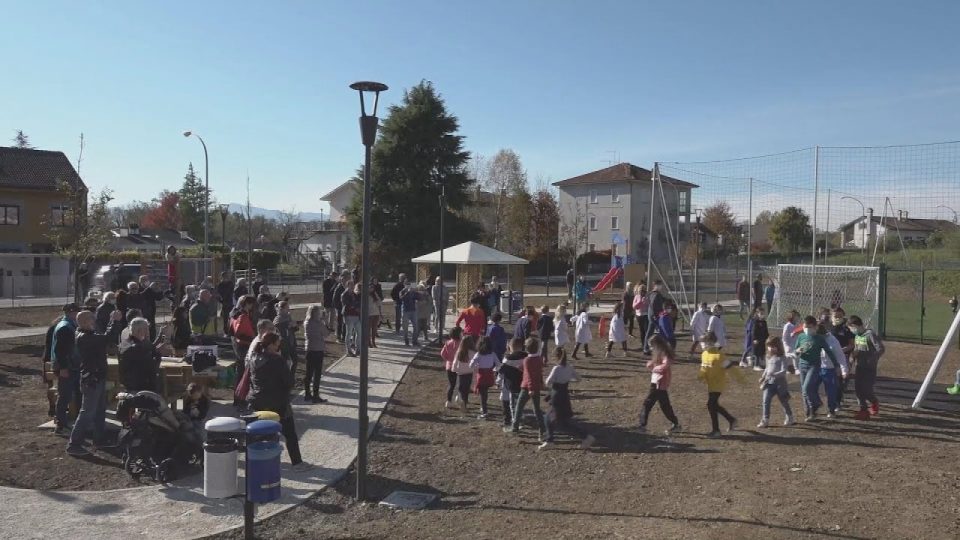A Chiesurazza inaugurato il parco ideato dai bambini