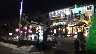 A Farra di Mel si rinnova lo spettacolo di luci nella “Casa di Babbo Natale” di Endrio e Monia