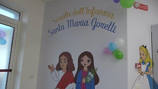 La nuova scuola dell’infanzia Santa Maria Goretti di Farra d’Alpago apre i battenti.