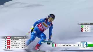 Sofia Goggia trionfa a Cortina
