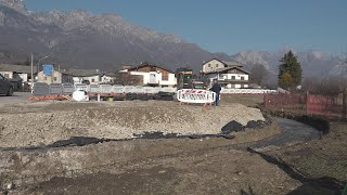 Santa Giustina, entrati nel vivo i lavori per la realizzazione della nuova rotonda di Meano