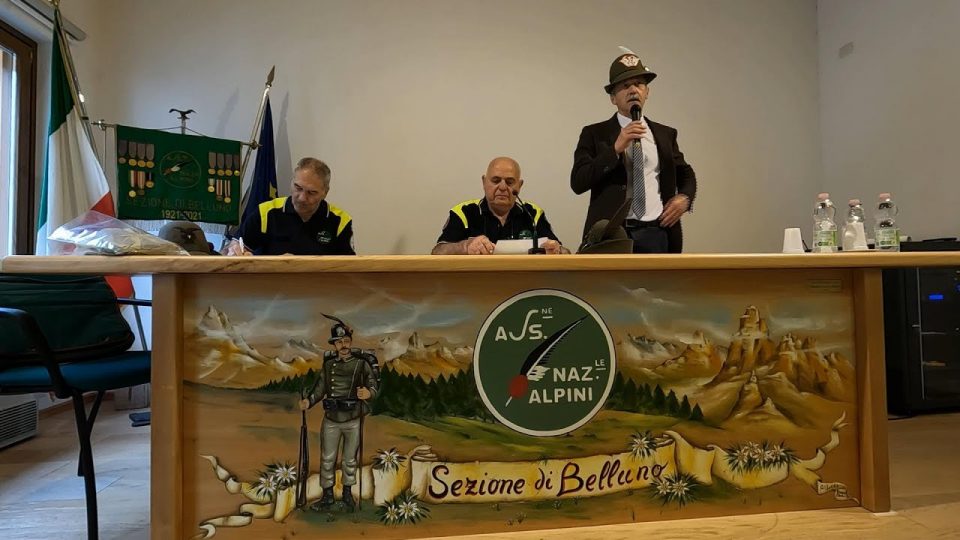 L’assemblea della Protezione Civile Ana di Belluno