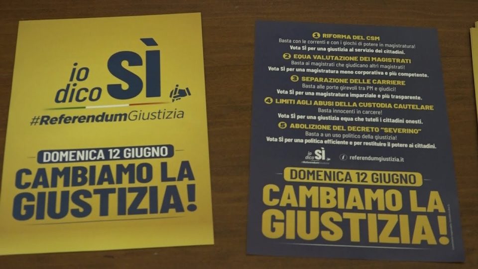 Il comitato promotore per il Sì al Referendum Giustizia scende in campo