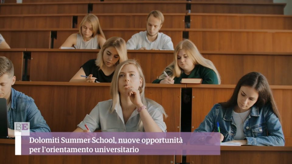 Orientamento universitario, al via a fine agosto la Dolomiti Summer School