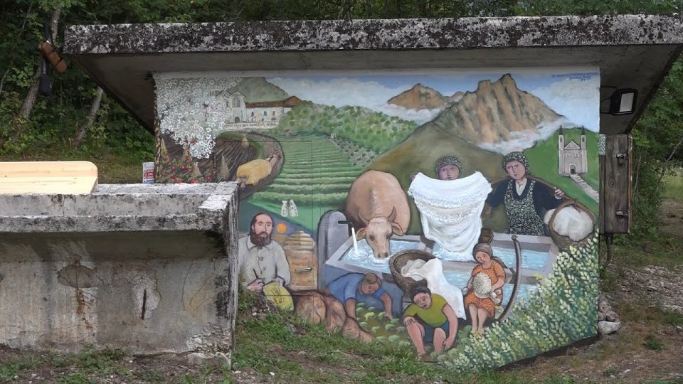 A Sospirolo un nuovo murale di Gianantonio Cecchin