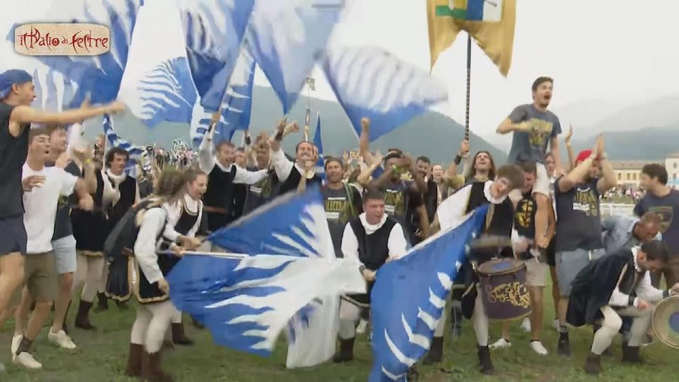 Palio di Feltre 2022, la vittoria al Quartiere Duomo