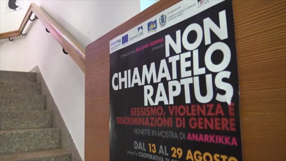 Violenza di genere: a Cortina la mostra di Anarkikka