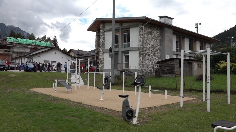 Inaugurata a Calalzo di Cadore la prima “Palestra a cielo aperto” della provincia