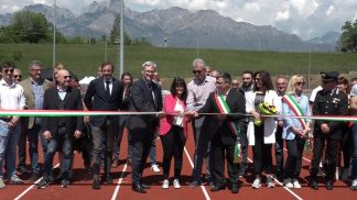 Inaugurata a Mel di Borgo Valbelluna la nuova pista di atletica