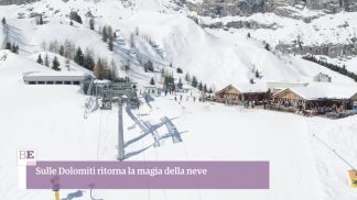 Sulle Dolomiti ritorna la magia della neve
