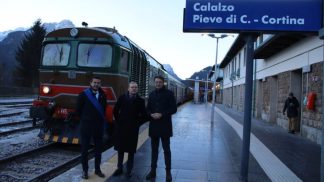 Il nuovo treno Roma- Calalzo