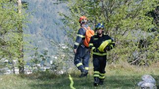 Esercitazione di protezione civile a Soverzene: tra gli scenari, quello dell’incendio boschivo